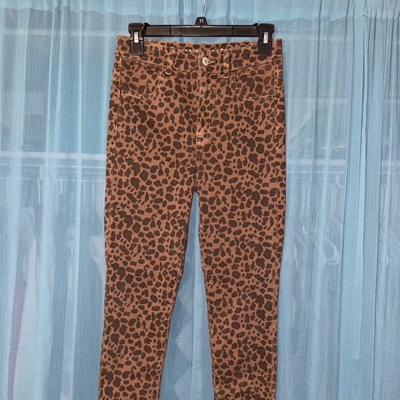 Cheetah Print American Eagle Hi Rise Jegging - Picture 3 of 5